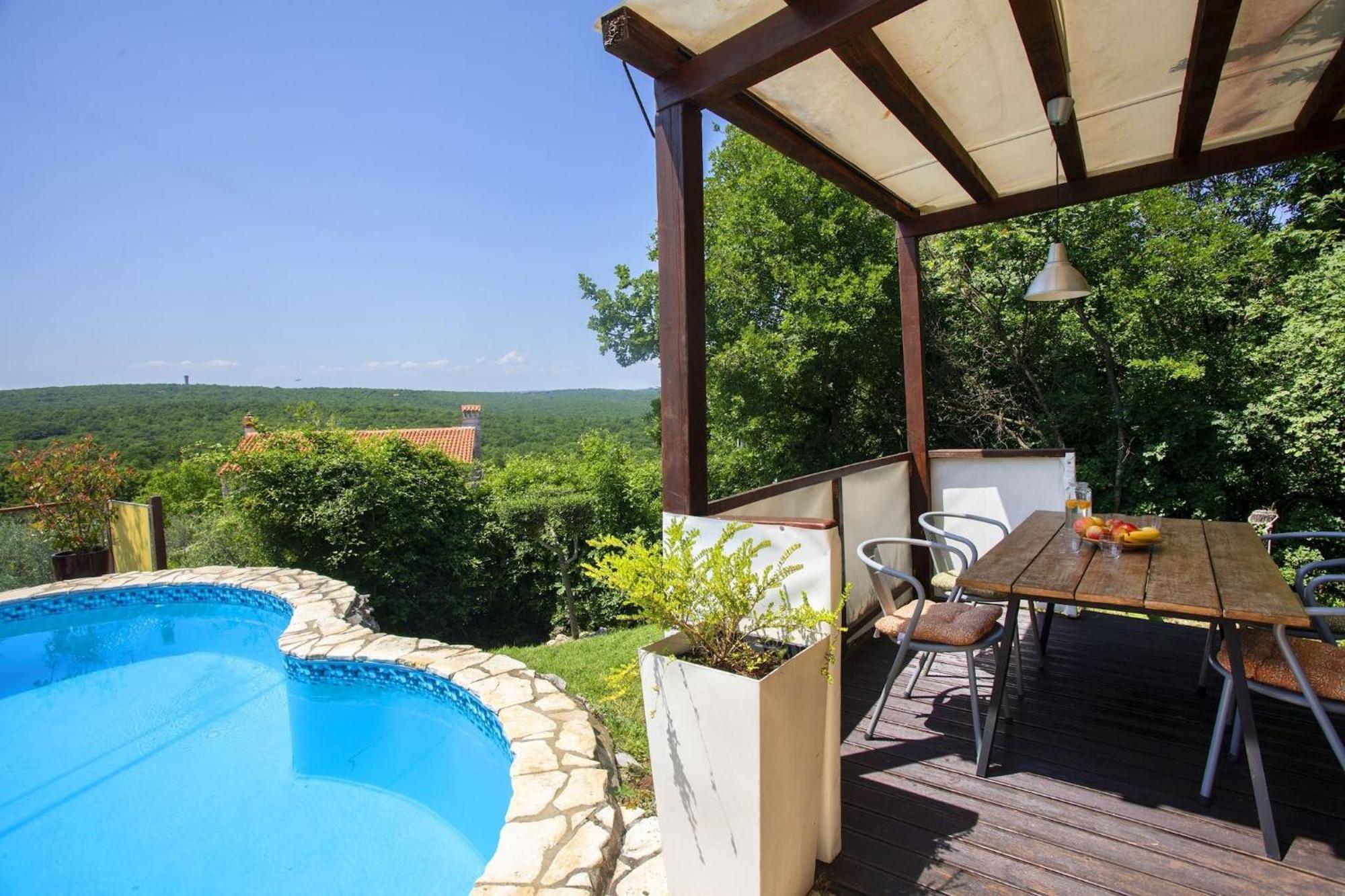 Holiday Home Deborah With Private Pool Labin  Kültér fotó